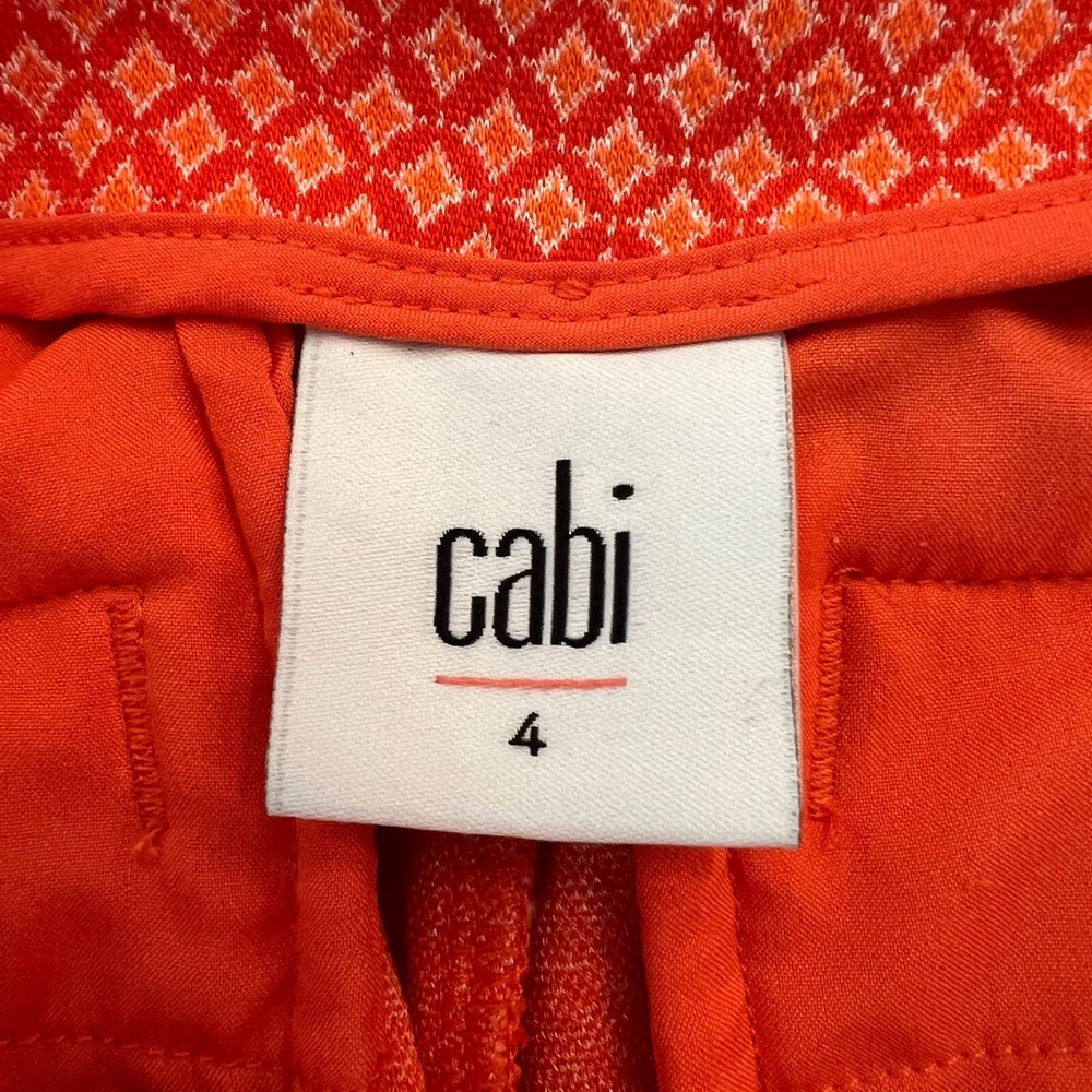 💃 Cabi Matchmaker Skort in orange, women’s size 4. Flirty Skirt-Short Combo - Picture 11 of 15